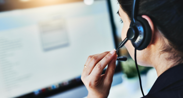 Call centre rep