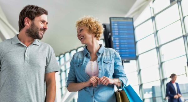 Relaxing in a hammock on holiday
