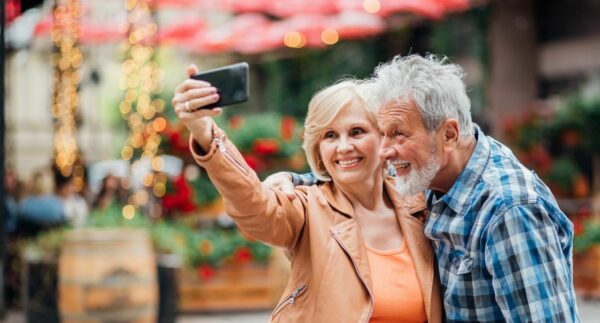 Couple selfie